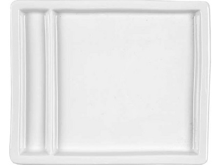 Art et Lumiere Πιάτο Ρηχό Πορσελάνης Τετράγωνο Diagonal 15x18cm 05951