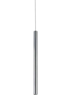 Intec LED-OBOE-SM CR Κρεμαστό Φωτιστικό Οροφής Μονόφωτο LED με Φυσικό Λευκό Φως Λευκό