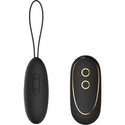 Dream Toys Elize Δονητής Egg για Ζευγάρια με Τηλεχειριστήριο Μαύρος