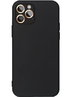 Forcell Silicone Lite Back Cover Black (iPhone 13 Pro Max)