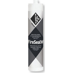 Elastotet Σιλικόνη Υψηλής Θερμοκρασίας Fireseal W 300C Μαύρη 280ml