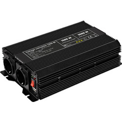 GOOBAY inverter αυτοκινήτου 58884, 12V σε 230V, 1500W, USB 2.1A