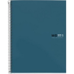 Miquelrius Σπιράλ Τετράδιο Ριγέ A5 80 Φύλλων Πετρόλ 844.499931