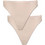 Minerva Βαμβακερά Ψηλόμεσα Γυναικεία Brazil Μπεζ 2Pack 90-89890-03