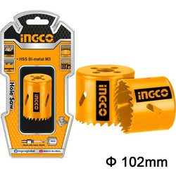 Ποτηροτρύπανα Bi-Metal 102mm Ingco (HSB101021)