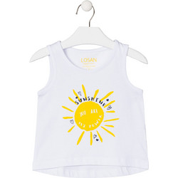 Losan Παιδικό T-Shirt Αμάνικο Λευκό 016-1302AL