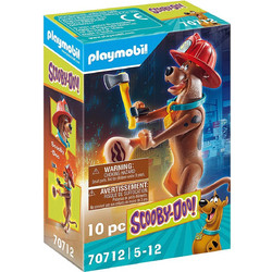 Playmobil Scooby-Doo! Scooby Πυροσβέστης για 5-12 Ετών 70712