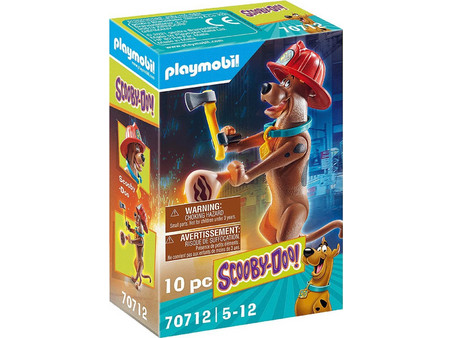 Playmobil Scooby-Doo! Scooby Πυροσβέστης για 5-12 Ετών 70712