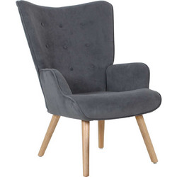 Woodwell Μπερζέρα Γκρι Alma Ε7141,70