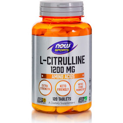 Now Sports L-Citrulline 1200mg 120 Ταμπλέτες