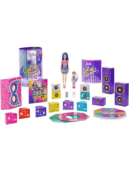 Mattel Barbie Color Reveal Holiday Set