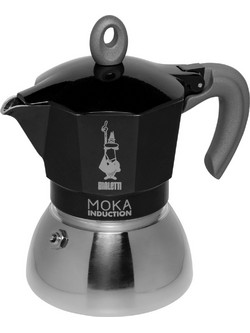 Bialetti Moka Induction 0006934 Μπρίκι Espresso 4Cups Μαύρο