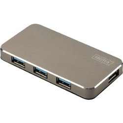 Digitus DA-70240 USB Hub 3.0 USB-A με 4 Θύρες USB-A & Εξωτερική Παροχή Ρεύματος