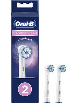 Oral-B Sensitive Clean Ανταλλακτικές Κεφαλές Ηλεκτρικής Οδοντόβουρτσας 2τμχ