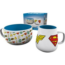 Gb Eye DC Comics Logos Breakfast Set
