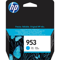HP 953 Cyan Μελάνι Εκτυπωτή Inkjet F6U12AE