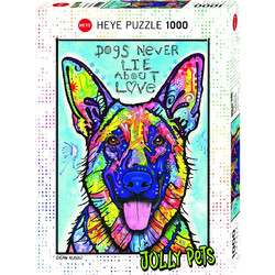 Heye Puzzle Jolly Pets Πιστός Σκύλος 1000 Κομμάτια