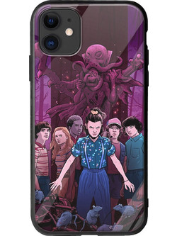 Θήκη Stranger Things iPhone 11 Groove TPU (Tempered Glass και TPU)