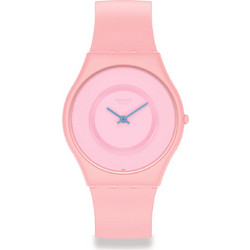 Swatch Γυναικείο Ρολόι με Ροζ Καουτσούκ Λουράκι SS09P100