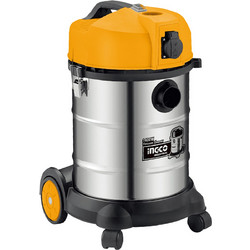 Ingco VC14301 Σκούπα Υγρών / Στερεών 1400W με Κάδο 30lt