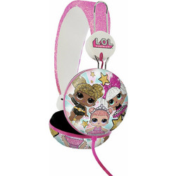 OTL L.O.L. Surprise Glitter Glam Tween Dome Ενσύρματα Παιδικά Ακουστικά Over Ear Ροζ