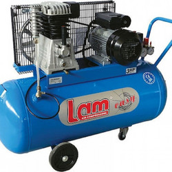 Lam 100/3M/EASY Κομπρεσέρ Αέρος Μονοφασικό 100lt 3hp