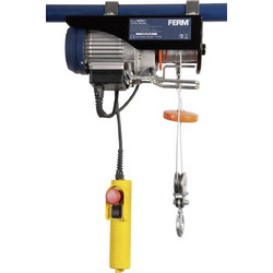 FERM LHM1011 Ηλεκτρικό ανυψωτικό Γερανάκι 500Watt 125/250 κιλά 12/6 μέτρα 220V
