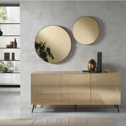 Μπουφές Iside 180x50x80cm Warm Grey-Gold Capodarte
