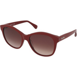 Maxmara Logo1 MM0007 66F Γυναικεία Γυαλιά Ηλίου Πεταλούδα Κοκάλινα Κόκκινα με Καφέ Degradee Φακό