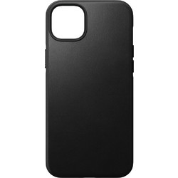 Nomad Modern Leather Back Cover with MagSafe Black (iPhone 14 Plus)