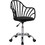 HomeMarkt Becky Καρέκλα Γραφείου Μαύρη HM8457.02