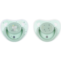 KikkaBoo Ορθοδοντικές Πιπίλες Σιλικόνης 6-18m Savanna Mint 2τμχ
