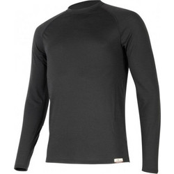 Ισοθερμική ανδρική μπλούζα Atar Lasting, 100% Merino Wool, μαύρο