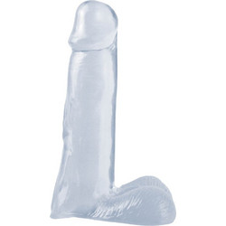 Pipedream Basix Ρεαλιστικό Dildo με Βεντούζα & Όρχεις 20cm Clear
