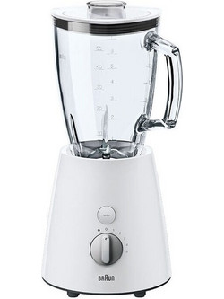 Braun JB 3060 WHS Μπλέντερ για Smoothie με Γυάλινη Κανάτα 1.75lt 800W