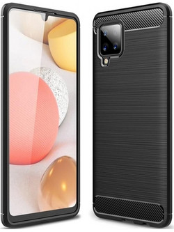 Ancus Carbon Series Back Cover Black (Samsung Galaxy A42)