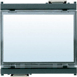 Μπουτόν Επιγραφής 1P NO 10A 12-24V Γκρί Idea