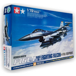 Tamiya Lockheed Martin F-16CJ Fightinh Falcon Συναρμολογούμενο Πλαστικό Μοντέλο Αεροπλάνου 1:72