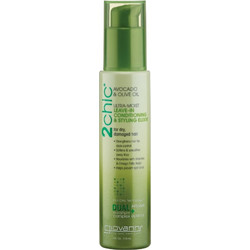Giovanni 2Chic Green Avocado & Olive Oil Ultra Moist Leave In Conditioner Κρέμα για Φριζάρισμα & Ταλαιπωρημένα Μαλλιά 118ml