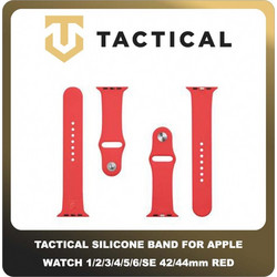 Tactical 498 Λουράκι Σιλικόνης Red (Apple Watch 42 / 44 / 45mm)