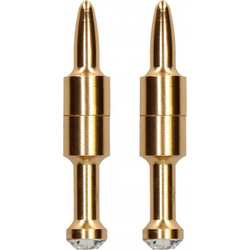 Ouch! Balance Diamond Pin Magnetic Nipple Clamps Gold