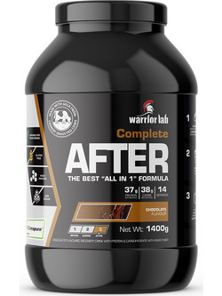 Warriorlab Complete After Chocolate Πρωτεΐνη Ορού Γάλακτος Όγκου Χωρίς Γλουτένη 1.4kg