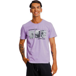 Κοντομάνικη Μπλούζα T-Shirt Paco 13522 ανοιχτό Μωβ