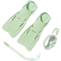Sunnylife Set Μάσκα Θαλάσσης με Αναπνευστήρα & Βατραχοπέδιλα Πράσινα Mint S2VDSTMM