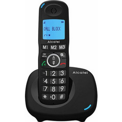 Alcatel XL535 Ασύρματο Τηλέφωνο με Ανοιχτή Ακρόαση Μαύρο