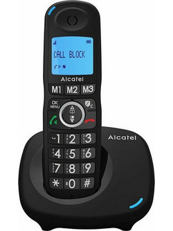 Alcatel XL535 Ασύρματο Τηλέφωνο με Ανοιχτή Ακρόαση Μαύρο