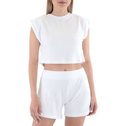 Μπλούζα Κοντομάνικη Kendal + Kylie Beach KKW3611614-OFF WHITE Γυναικείο