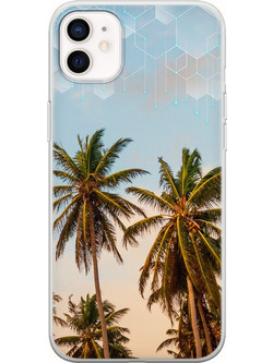 Θήκη Summer Trees iPhone 12 mini Flexible TPU (Διάφανη Σιλικόνη)