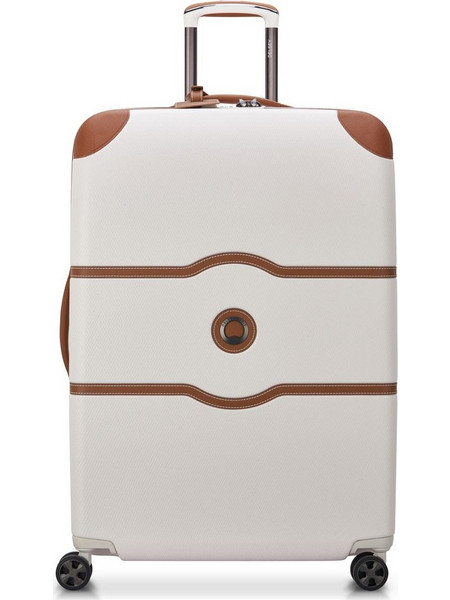 Delsey Chatelet Air Βαλίτσα Μεγάλη 76.5x52.5x32.5cm με 4 Ρόδες Λευκή
