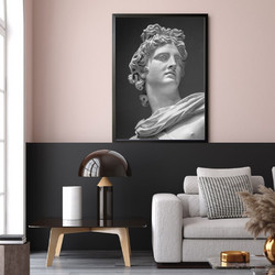 ΑΦΙΣΑ WALL-DESIGN APOLLO BELVEDERE 49508 (PVC/PLEXIGLASS ΜΑΥΡΗ ΚΟΡΝΙΖΑ) 30x40cm